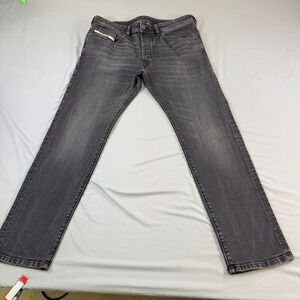 Diesel Men's Dark Gray Straight Jeans